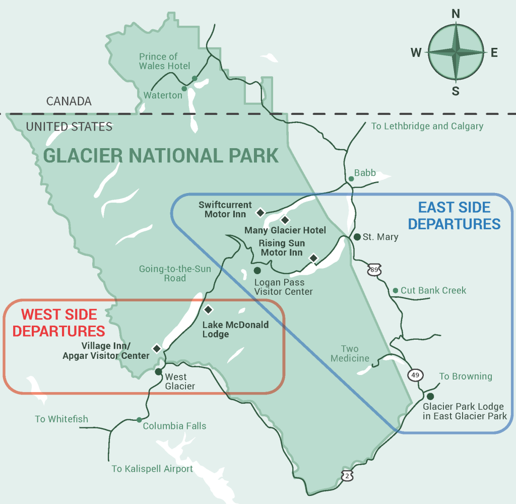 glacier national park tourist attractions